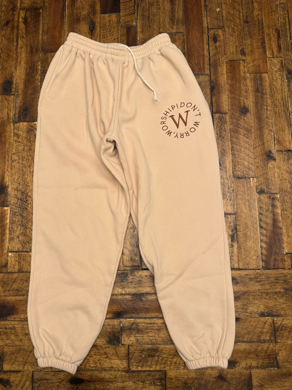 Bond & Seek Christian Streetwear Sand Neutral Oversized Sweatpants